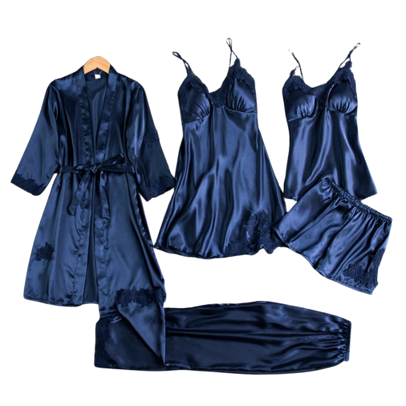 Dam Pyjamasset med 5 Delar