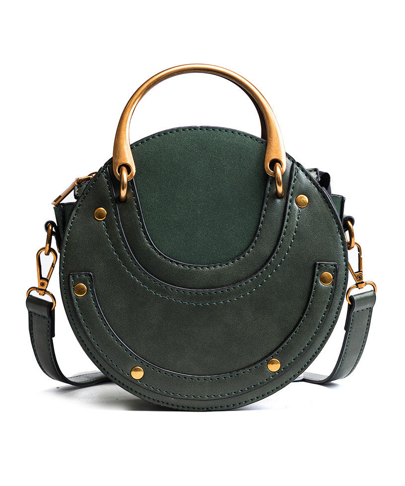 Dam Elegant Syntetiskt Läder Satchel med Inre Fickor