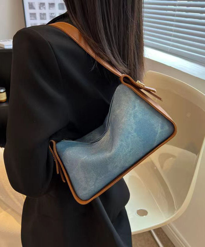 Unisex Modern Faux Läder Messenger Väska med Inre Fickor