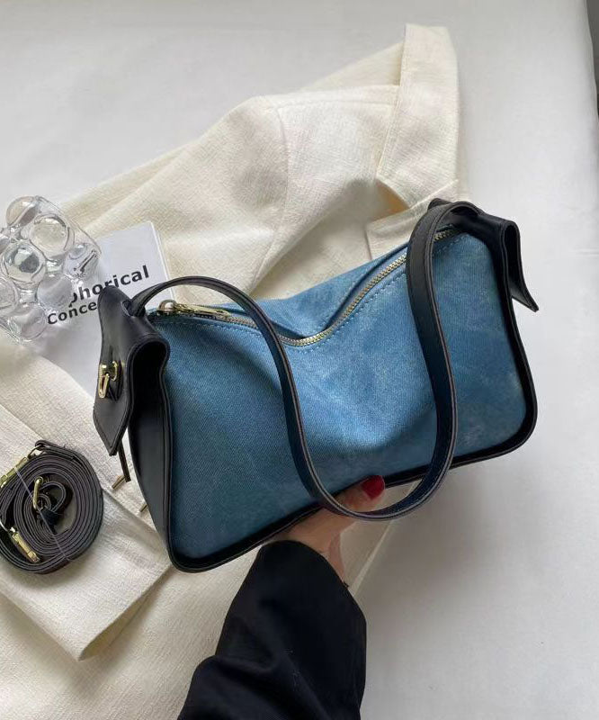 Unisex Modern Faux Läder Messenger Väska med Inre Fickor