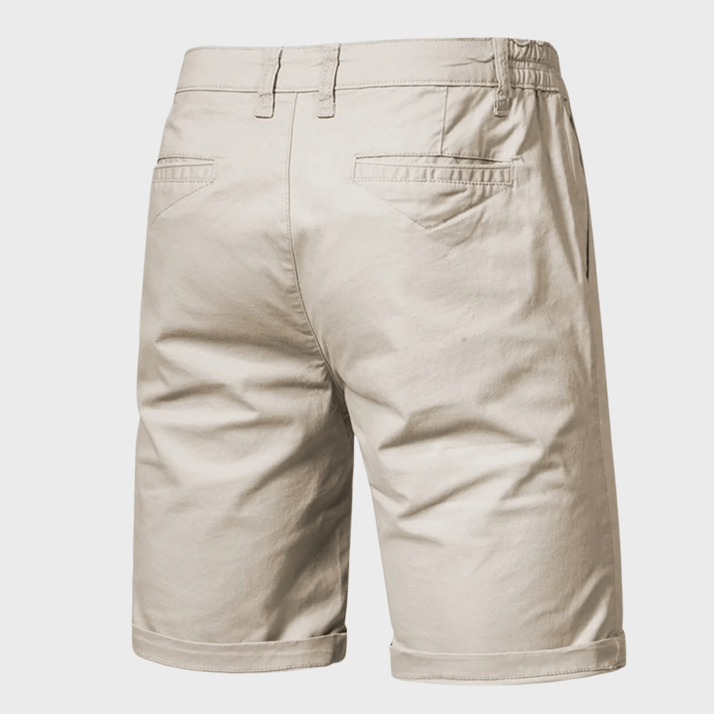 Herr Avslappnade Shorts med Elastisk Midja