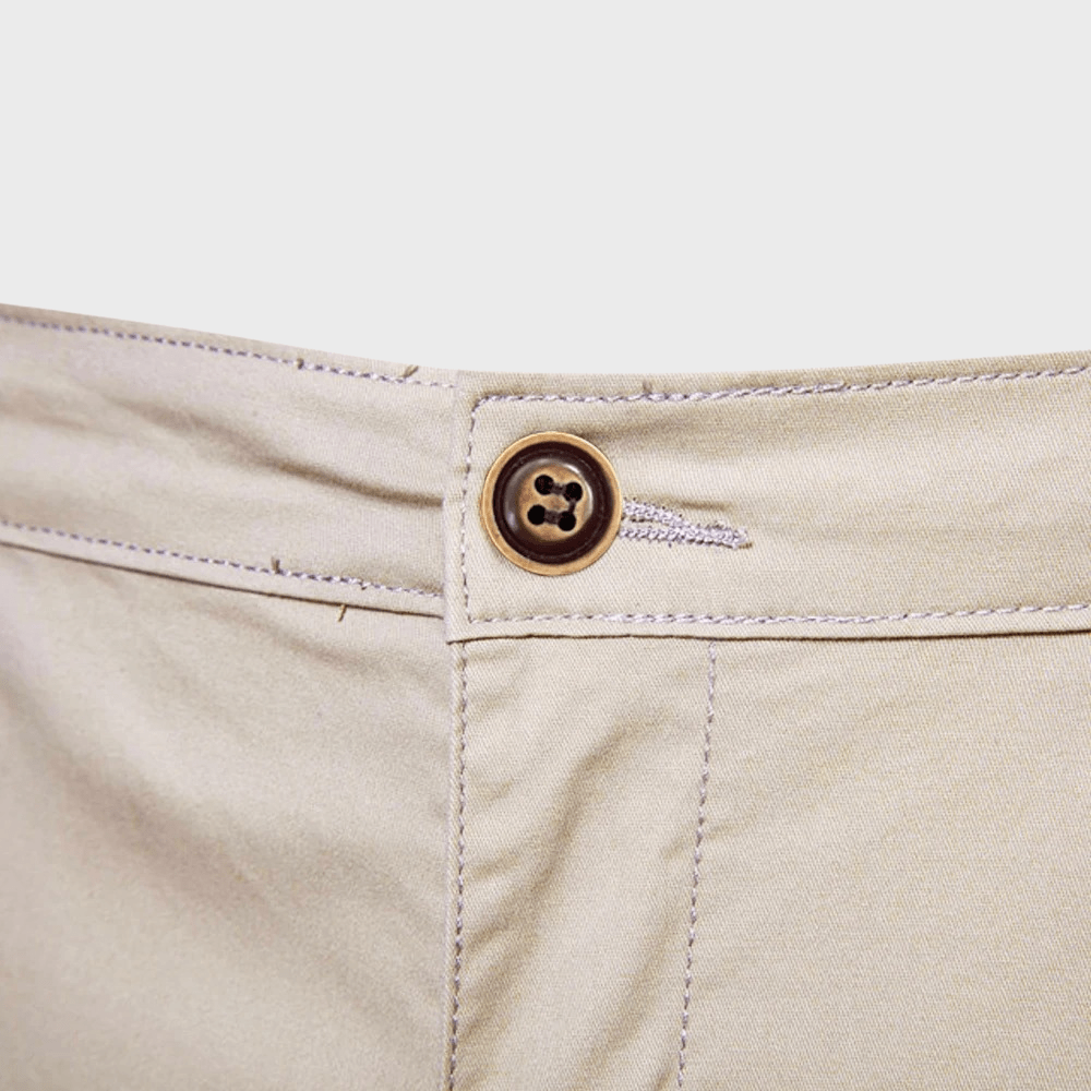 Herr Avslappnade Shorts med Elastisk Midja
