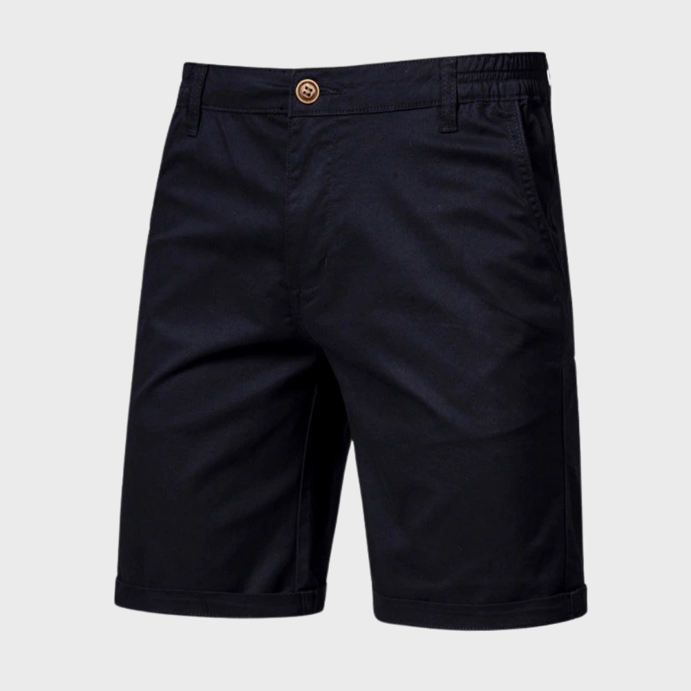 Herr Avslappnade Shorts med Elastisk Midja