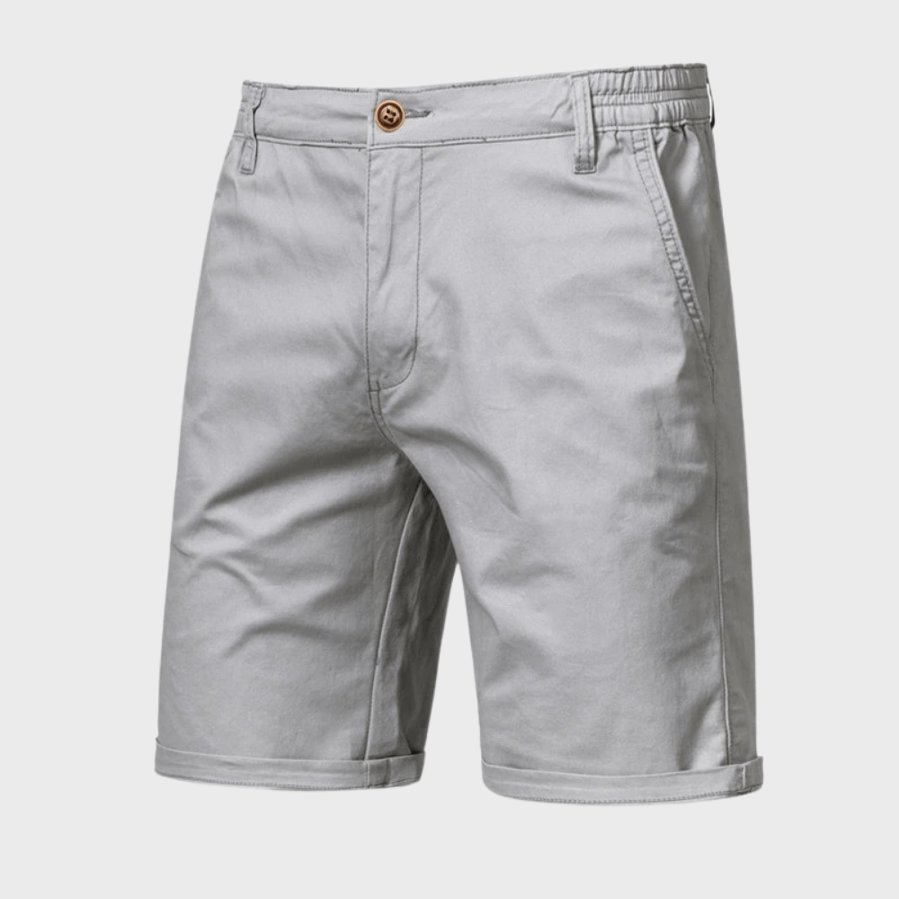 Variant image for Herrar Avslappnade Bomullsshorts med Elastisk Midja-21