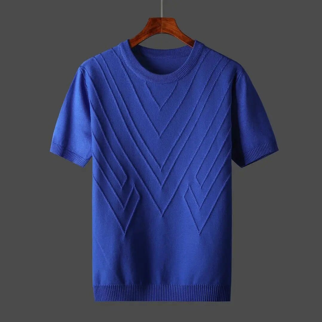 Herr T-shirt med Klassisk Stil