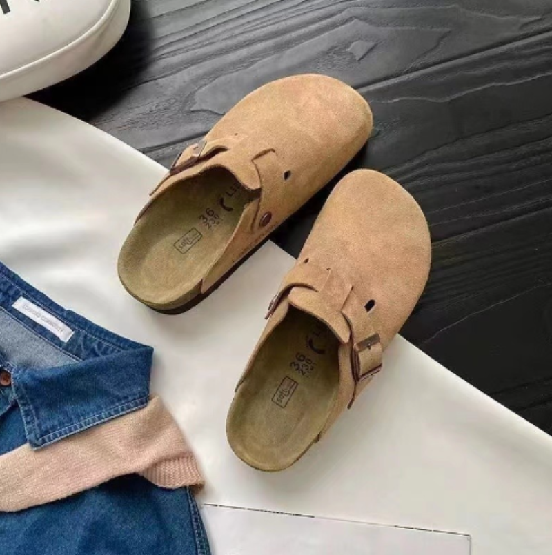 Herr Slip-On Skor | Enfärgade