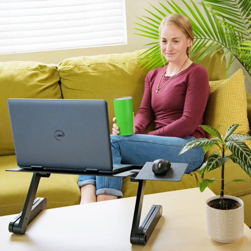 Justerbart Laptopställ med Ventilationshål