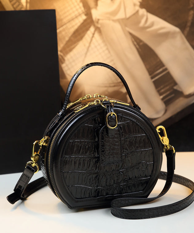 Dam Snygg Faux Läder Crossbody Väska med Alligatormönster