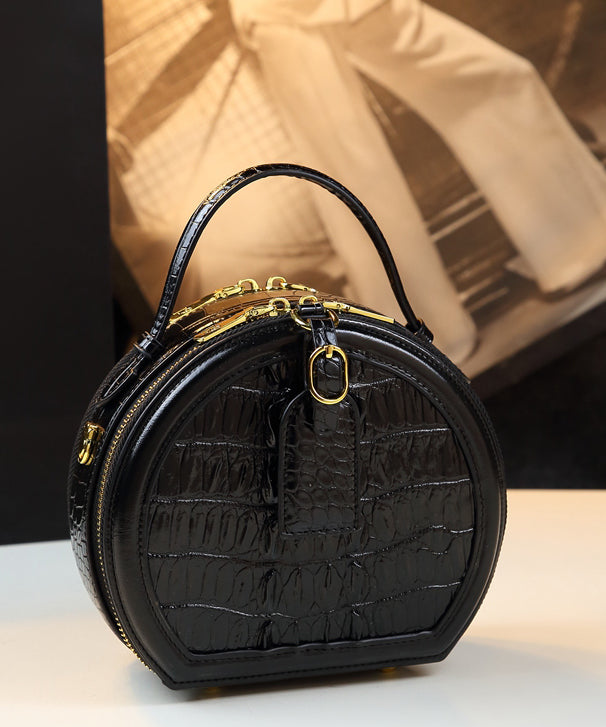 Dam Snygg Faux Läder Crossbody Väska med Alligatormönster