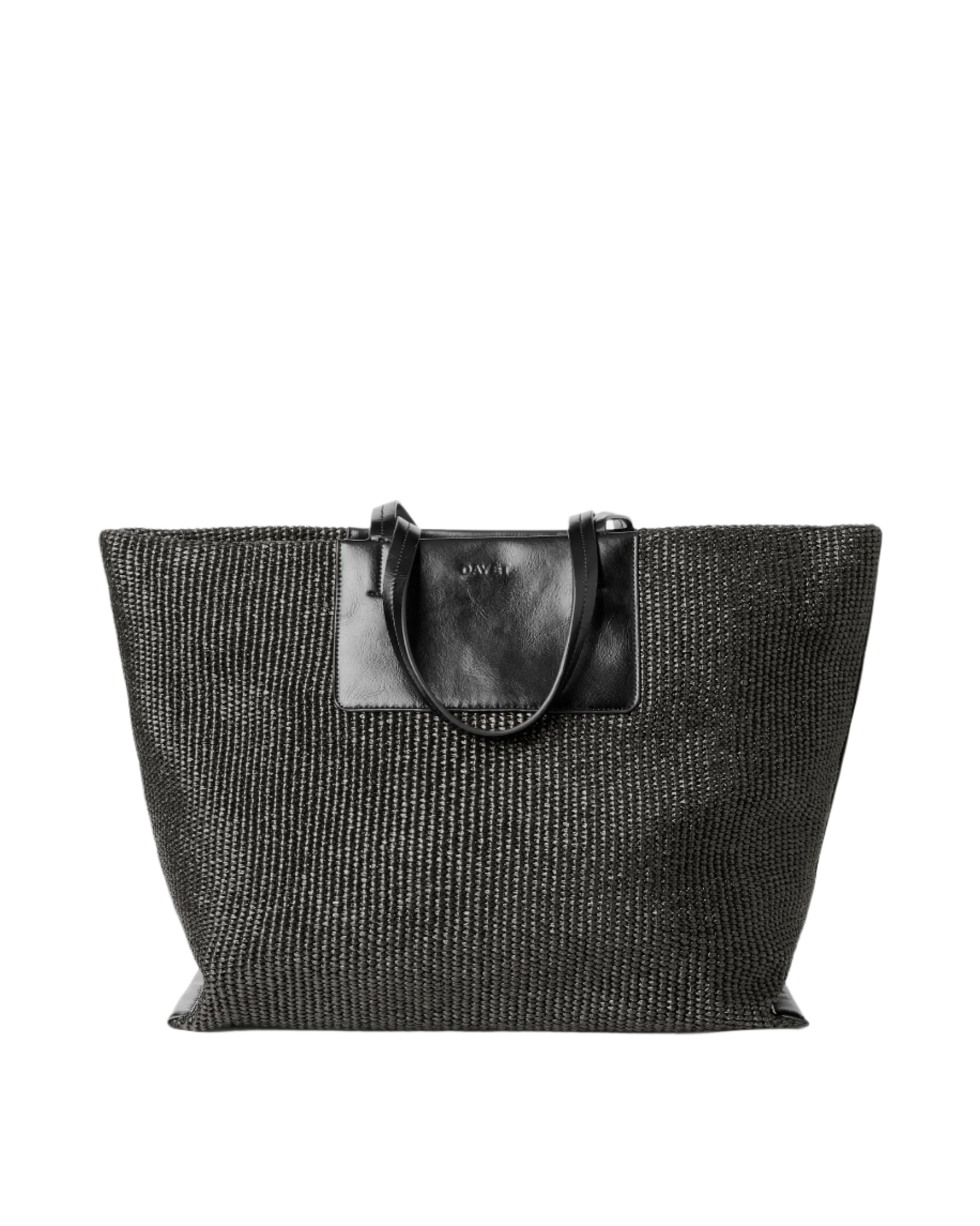 Dam Elegant Flätad Tote Bag med Inre Fickor för Bärbar Dator
