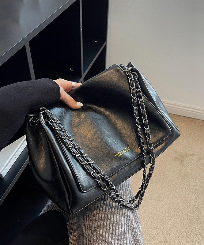 Kvinnor Elegant Faux Läder Handväska med Inre Fickor