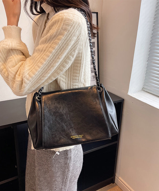 Kvinnor Elegant Faux Läder Handväska med Inre Fickor