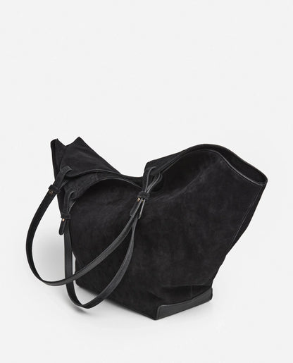 Dam Elegant Mocka Tygväska med Smala Axelremmar