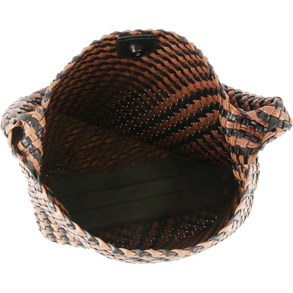 Dam Elegant Flätad Polyester Hobo Väska med Justerbar Rem