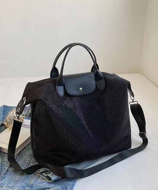 Unisex Praktisk Nylon Messenger Väska med Stora Fickor