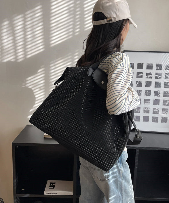 Unisex Praktisk Nylon Messenger Väska med Stora Fickor