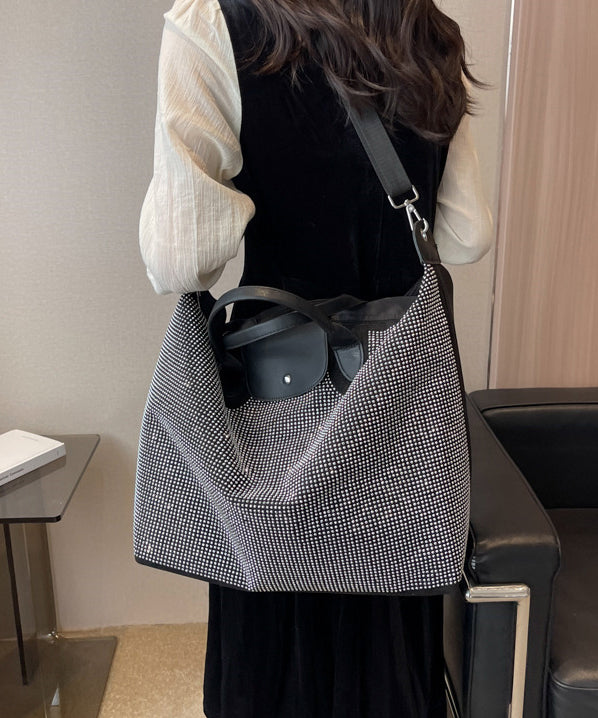 Unisex Praktisk Nylon Messenger Väska med Stora Fickor