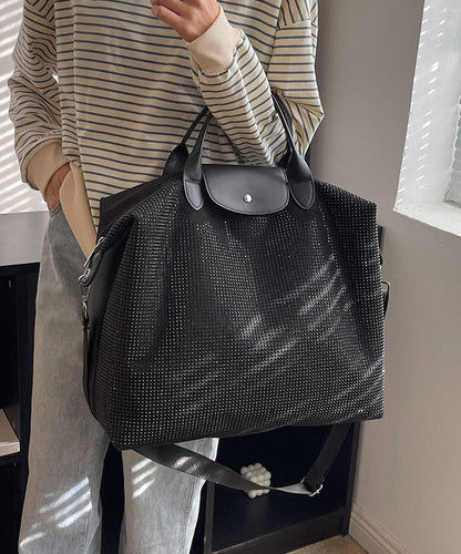 Unisex Praktisk Nylon Messenger Väska med Stora Fickor