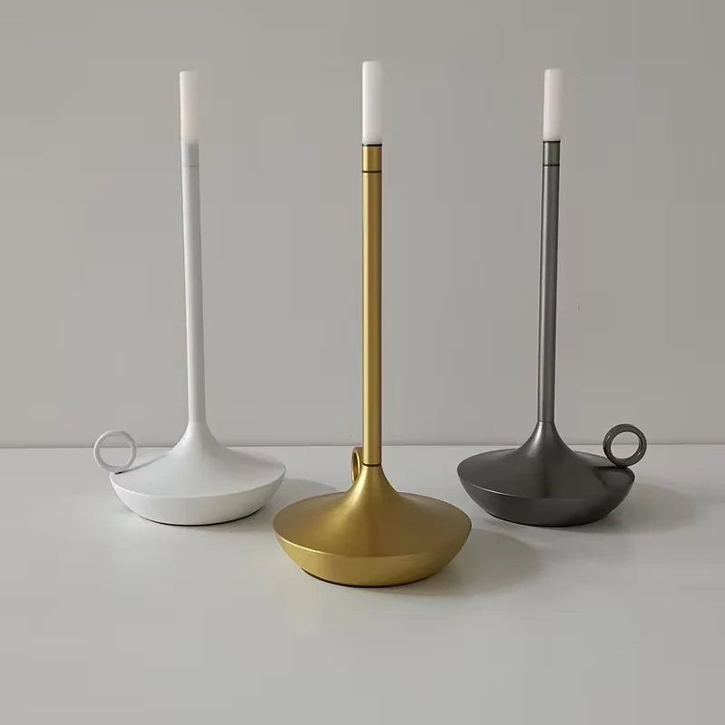 Bärbar Bordslampa med Justerbar Ljusstyrka och Touchkontroll