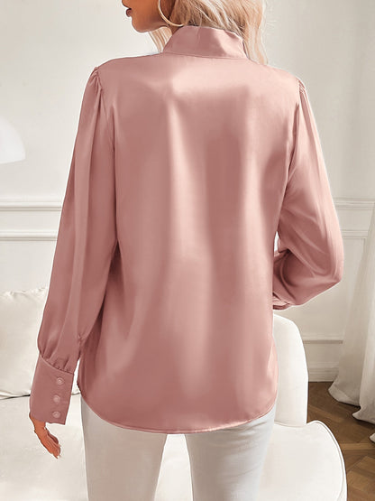 Dam Blus | Lanternärmar med Manschett