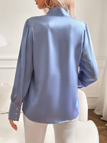 Dam Blus | Lanternärmar med Manschett