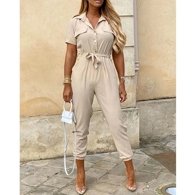 Dam Jumpsuit med Mångsidig Utformning