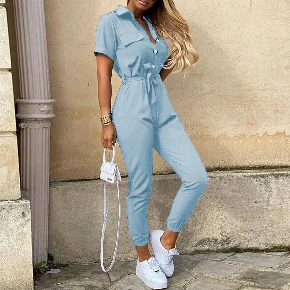 Dam Jumpsuit med Mångsidig Utformning
