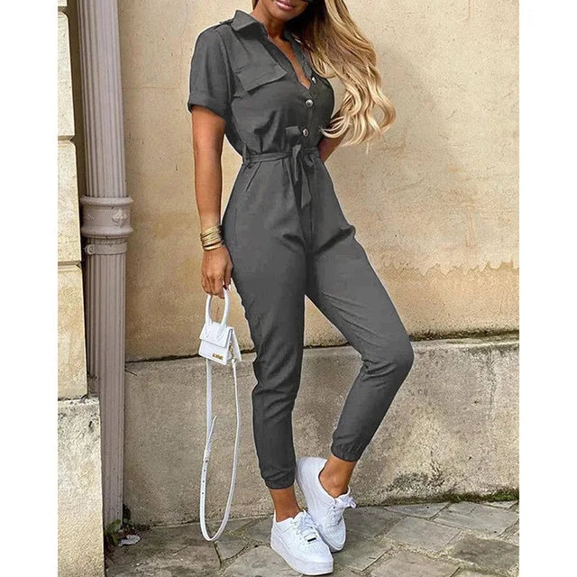 Dam Jumpsuit med Mångsidig Utformning