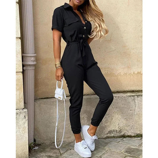 Dam Jumpsuit med Mångsidig Utformning