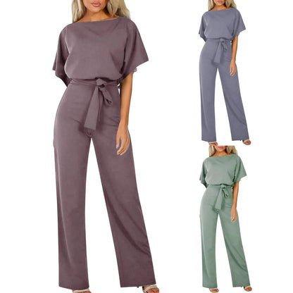 Dam Jumpsuit med Tidlös Silhuett