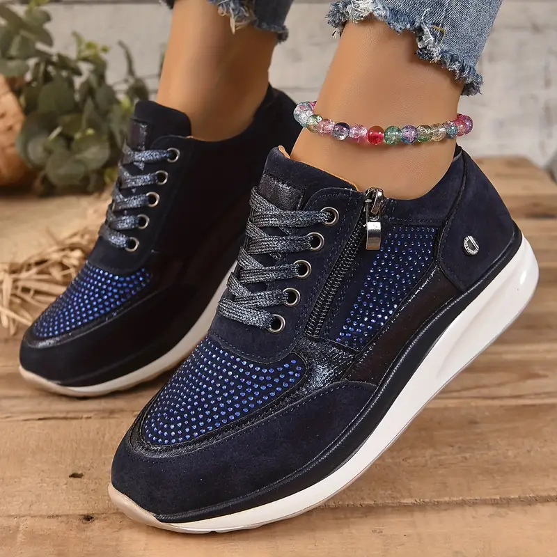 Dam Sneakers med Gummisula