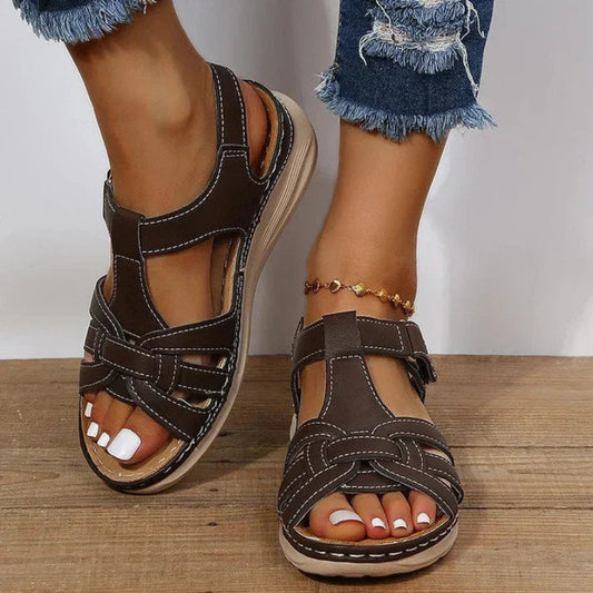 Damsandaler med Flat Sula
