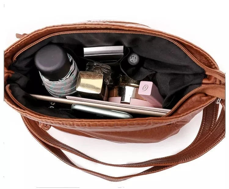 Damaxelväska med justerbar rem 5