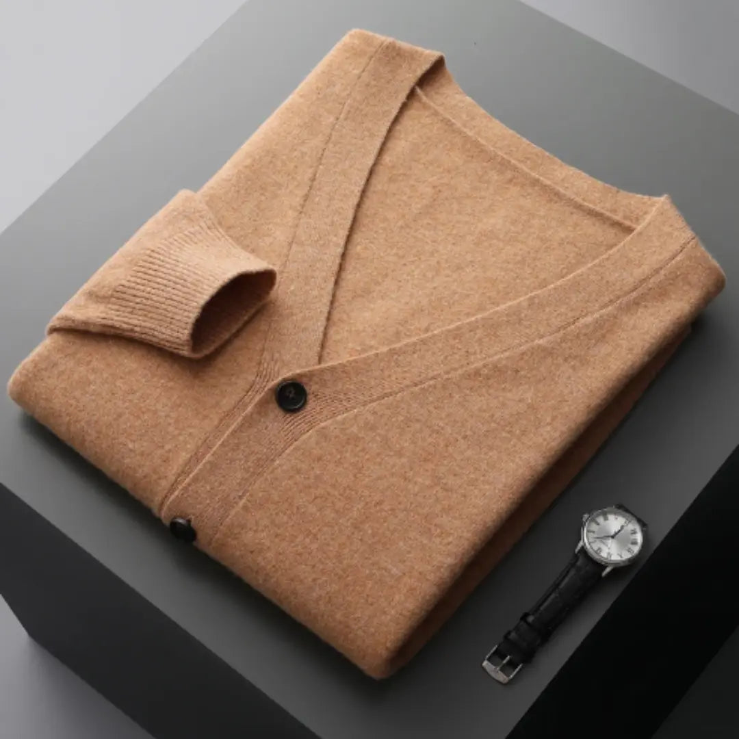Dam Cardigan | V-ringning | Knappstängning
