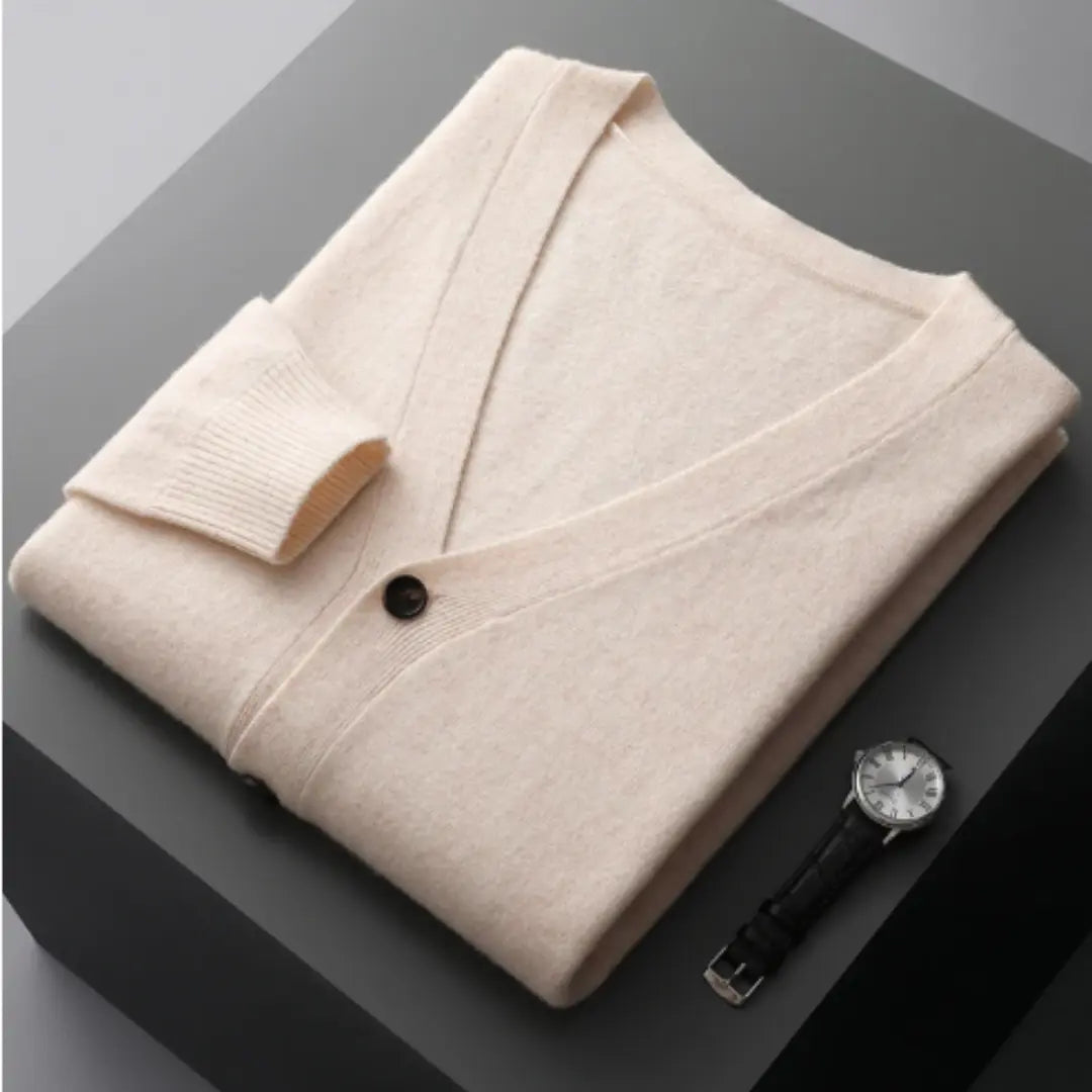 Dam Cardigan | V-ringning | Knappstängning