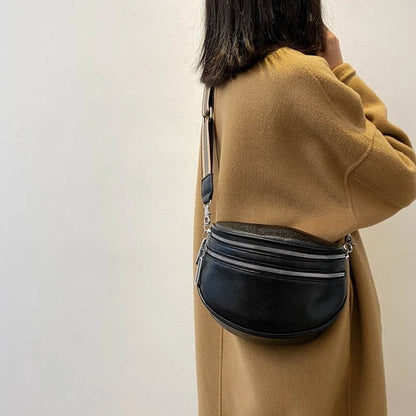 Diana - Crossbody Mode Axelväska med Justerbar Rem för Dam