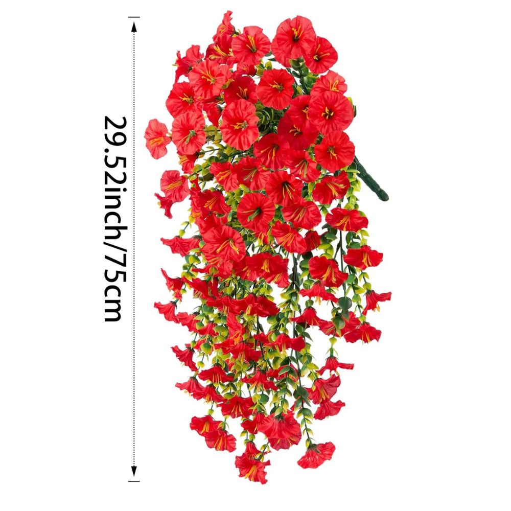Hängande utomhusblommor