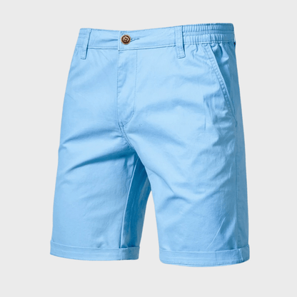 Herr Avslappnade Shorts med Elastisk Midja
