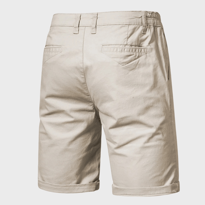 Herr Avslappnade Shorts med Elastisk Midja
