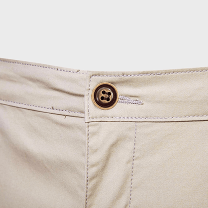 Herr Avslappnade Shorts med Elastisk Midja