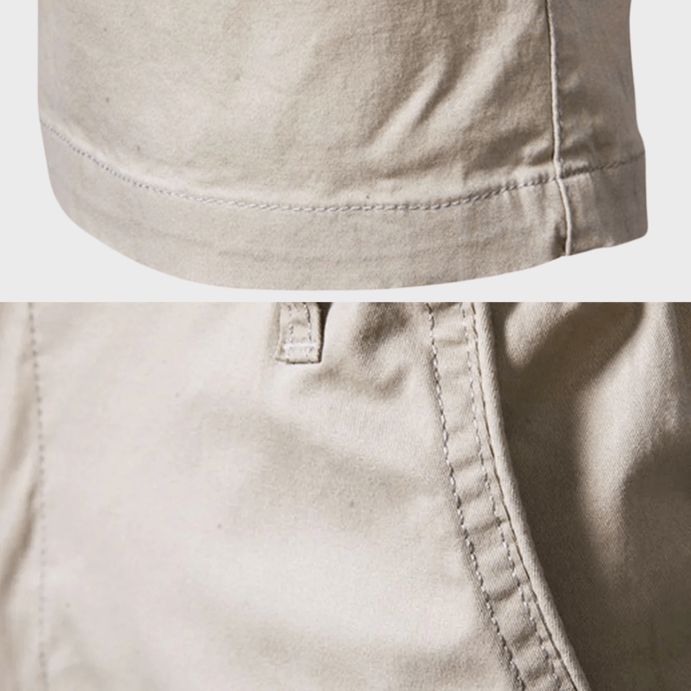 Herr Avslappnade Shorts med Elastisk Midja