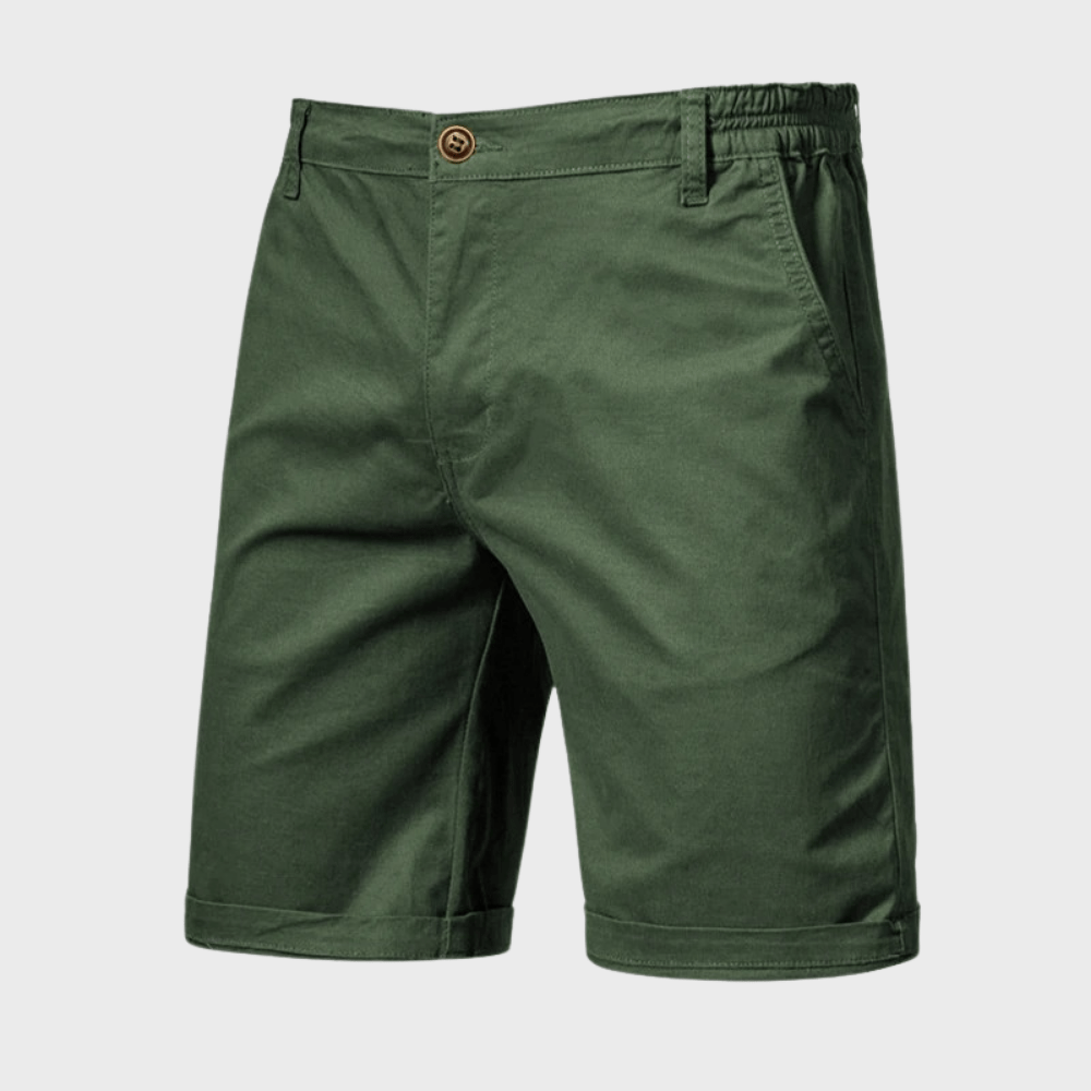 Variant image for Herrar Avslappnade Bomullsshorts med Elastisk Midja-11
