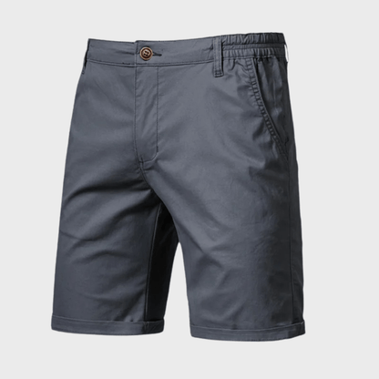 Herr Avslappnade Shorts med Elastisk Midja
