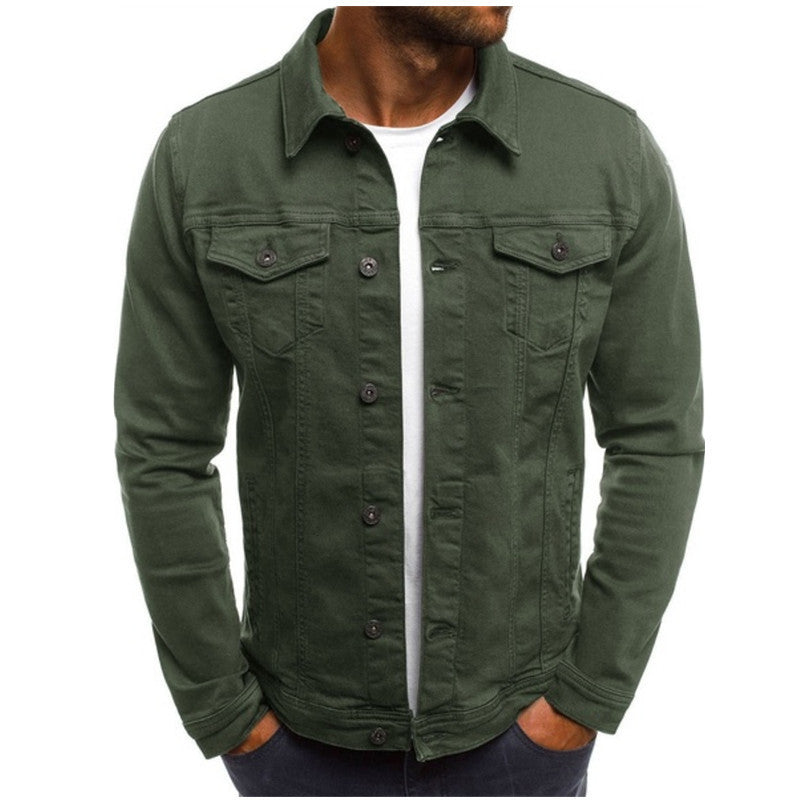 Herre denimjakke | Knapping | Flere lommer