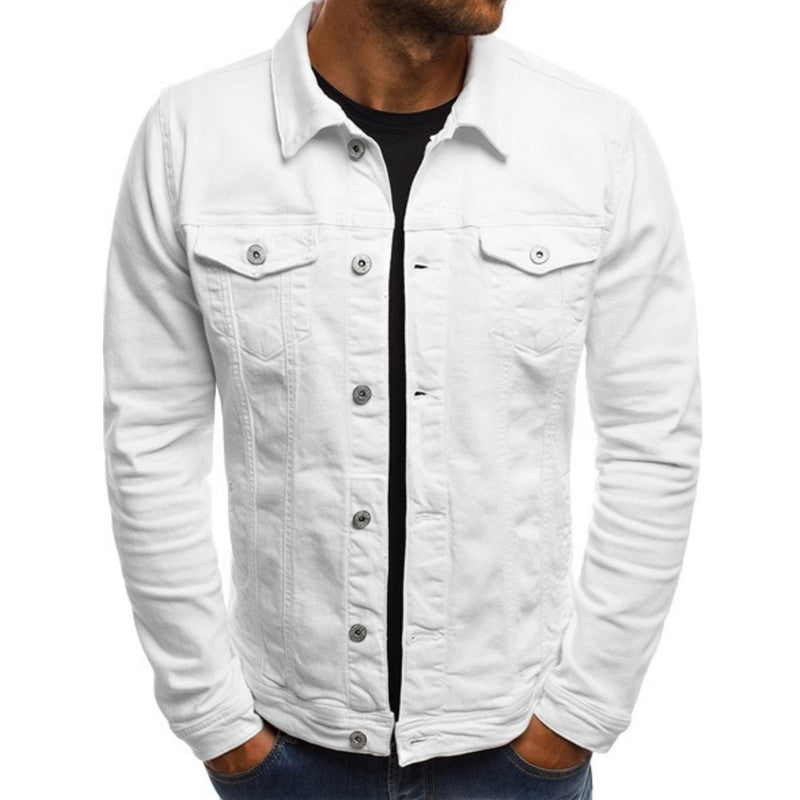 Herre denimjakke | Knapping | Flere lommer