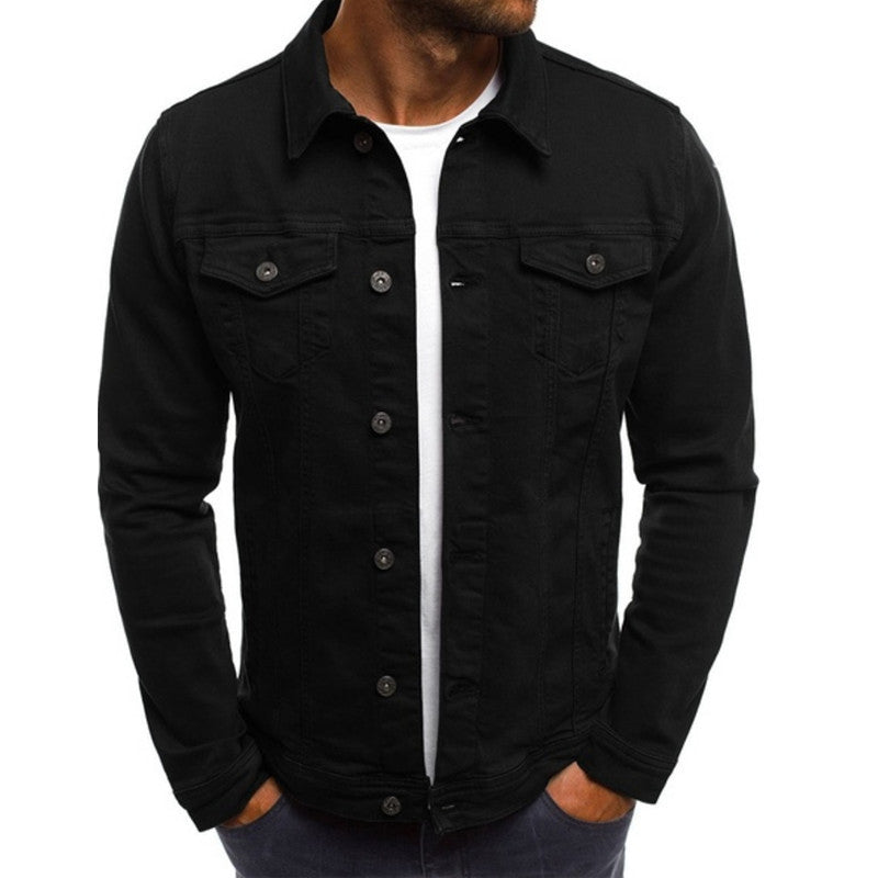 Herre denimjakke | Knapping | Flere lommer