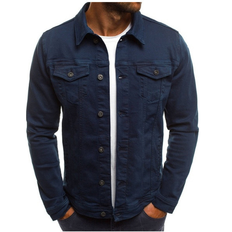 Herre denimjakke | Knapping | Flere lommer