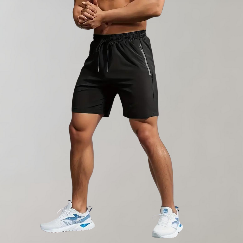 Herr Sportiga Shorts med Snabbtorkande Funktion