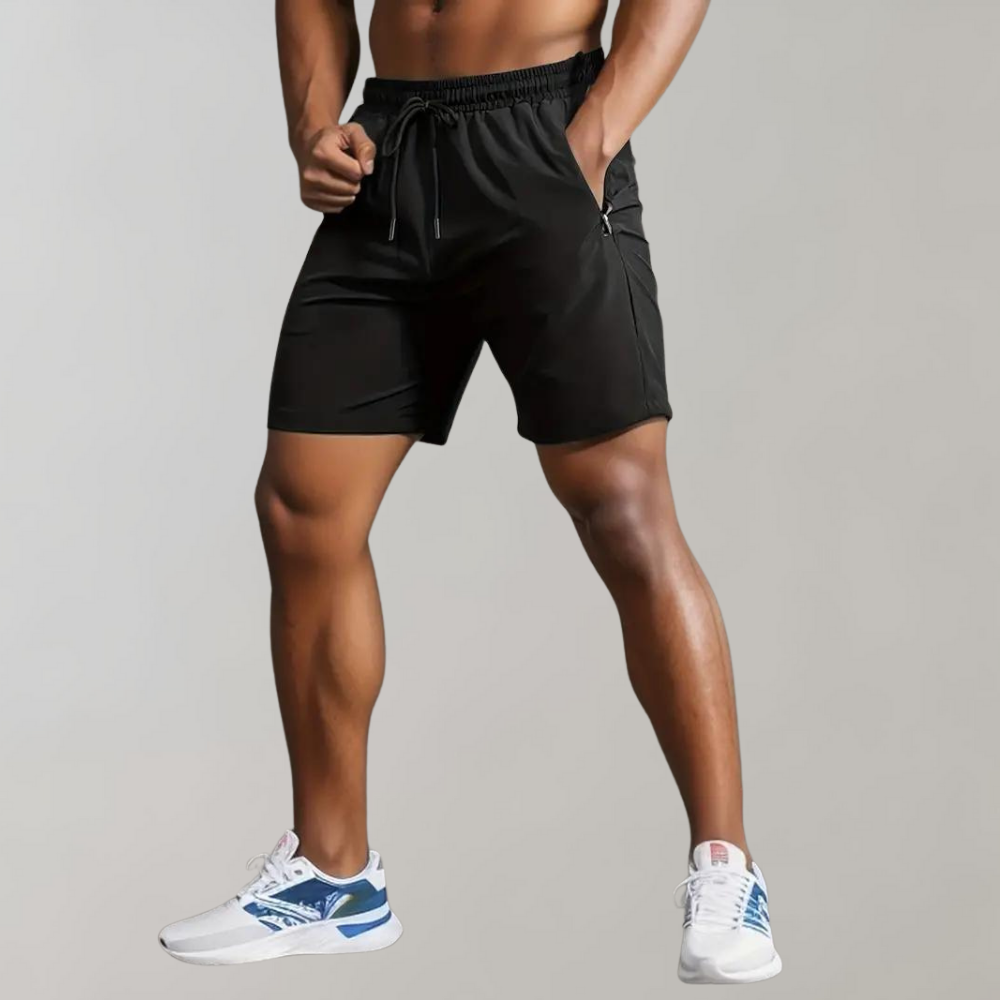 Herr Sportiga Shorts med Snabbtorkande Funktion