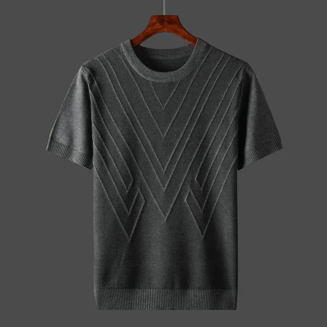 Herr T-shirt med Klassisk Stil